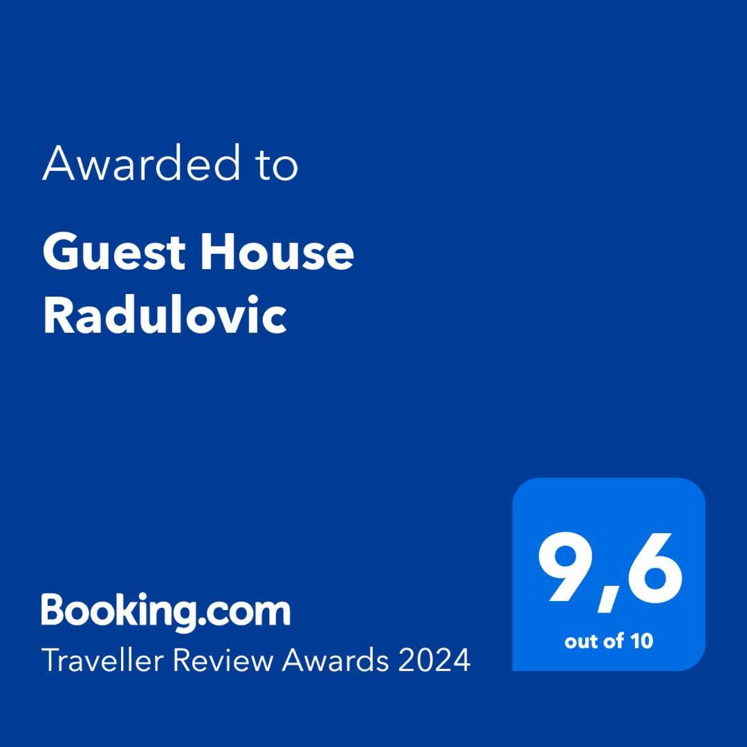 Guest House Radulovic Petrovac Ngoại thất bức ảnh